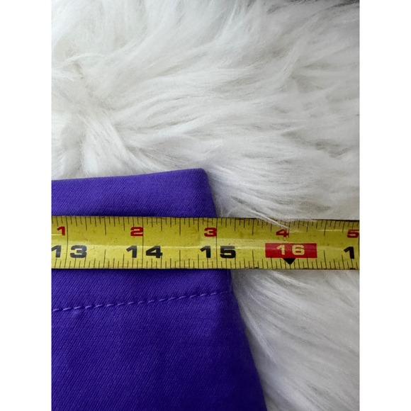 J.Crew No. 2 Pencil Skirt Womens 2 Royal Purple Cotton Spandex Stretch Office - Picture 6 of 7